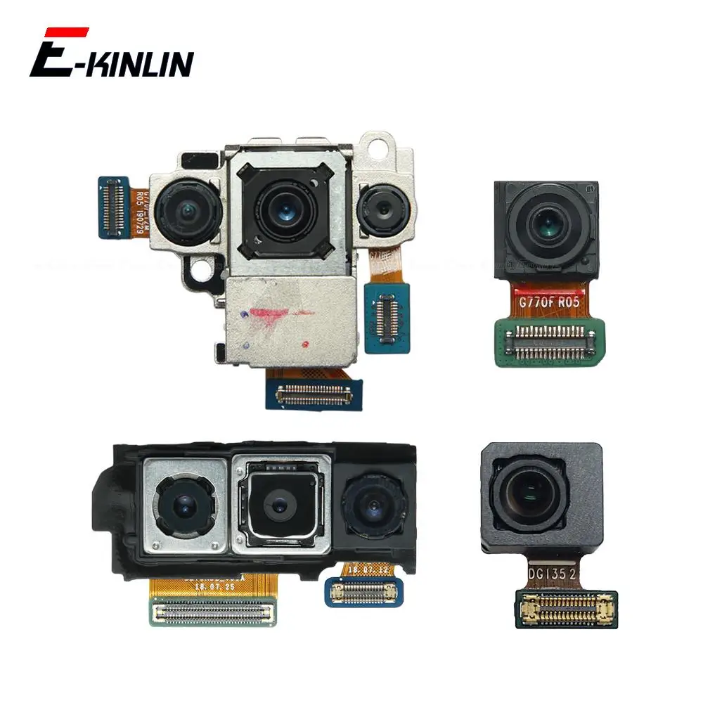 

Back Rear Main Camera For Samsung Galaxy S10 Plus Lite 5G 4G S10e Front Selfie Camera Flex Cable Repair Parts