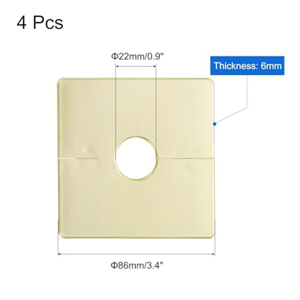 Крышка фланца из АБС-пластика накладка для газовых труб самоклеящаяся подложка