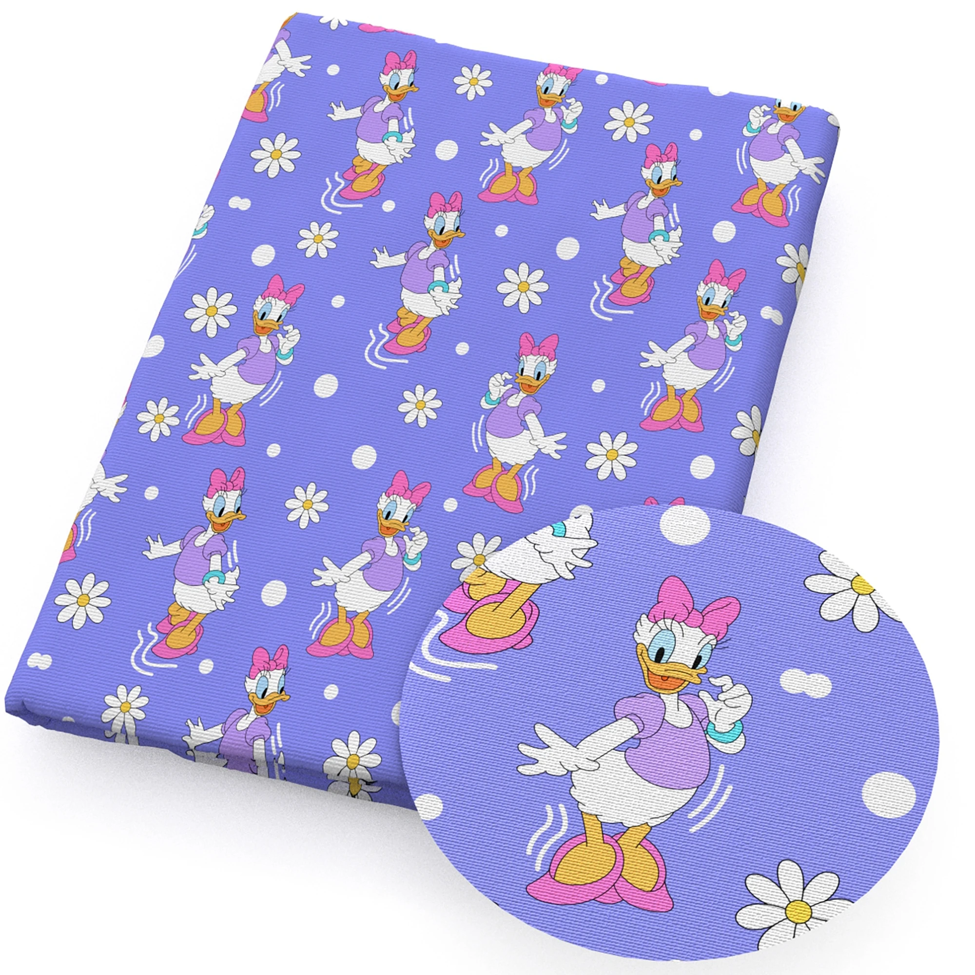 Хлопковая ткань с принтом Диснея Минни Дональд Дак король льва Ткань для шитья