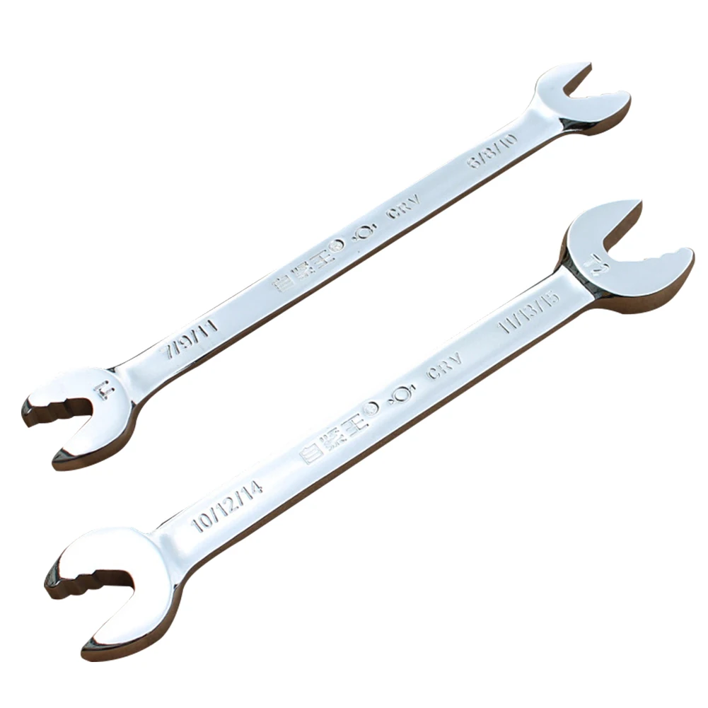 

Portable CR-V Small Nut Ratchet Wrench Double Head Open End Spanner Repair Hand Tools for Auto Mechanical Maintenance