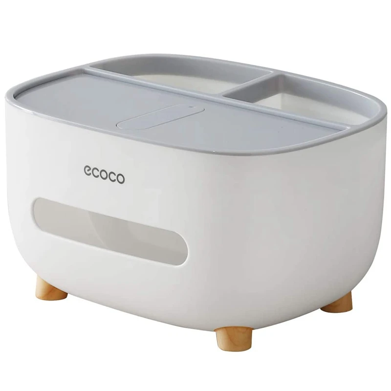 

Органайзер Ecoco для салфеток, коробка для салфеток, многофункциональный органайзер для хранения салфеток из АБС-пластика