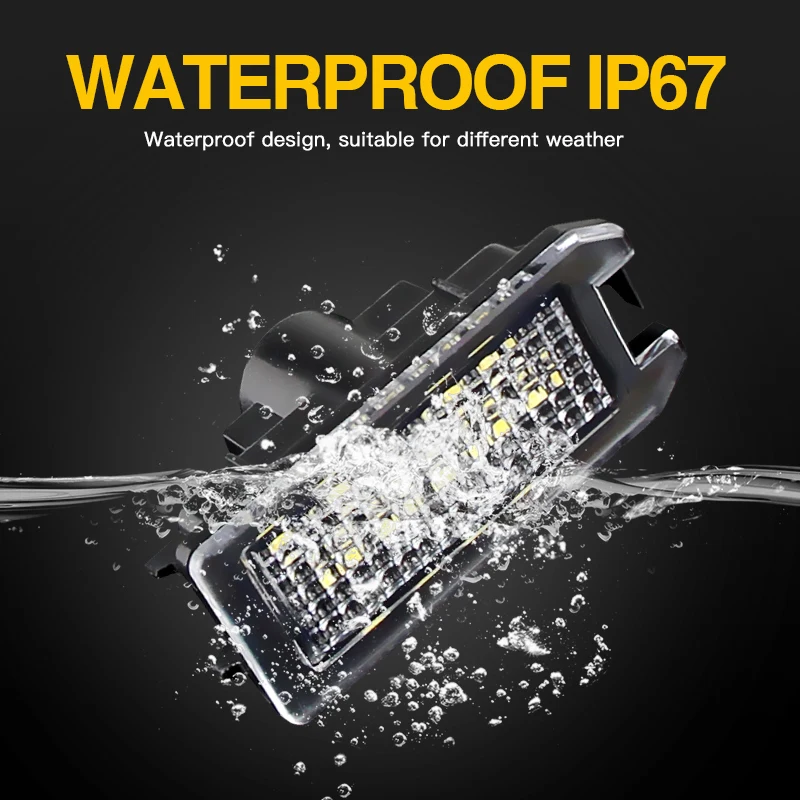 2 шт. Canbus светодиодный светильник номерного знака белый для Jeep Grand Cherokee Compass Patriot