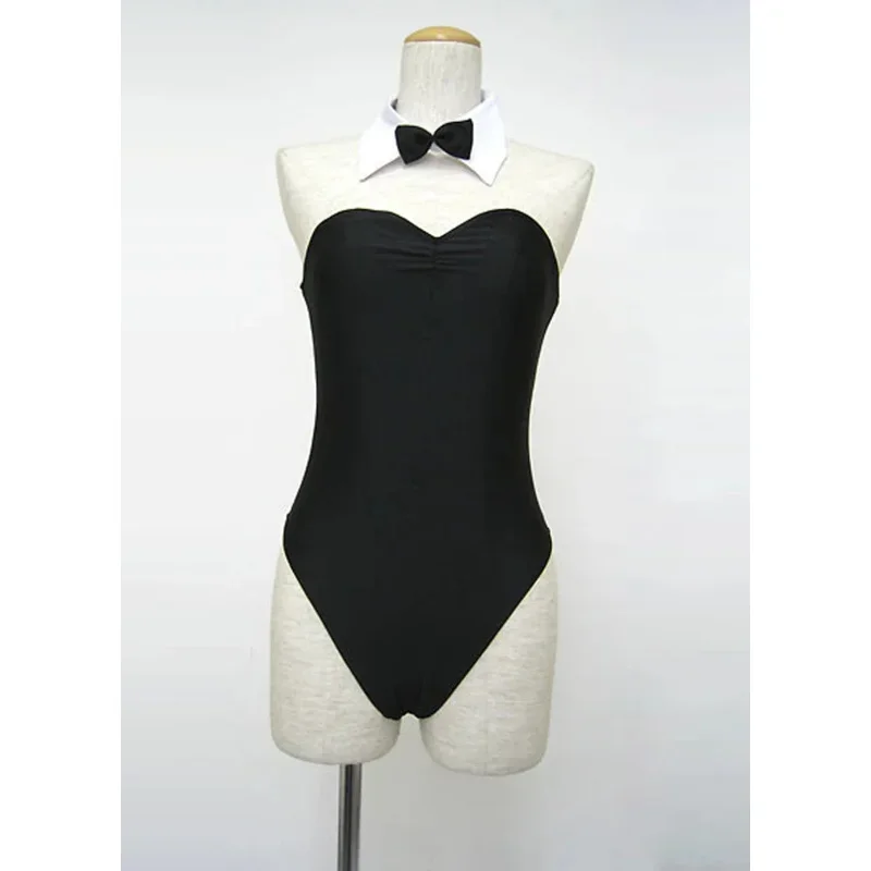 Унисекс аниме Cos The Melancholy of Haruhi Suzumiya Bunny Girl костюмы для косплея наряд Хэллоуин