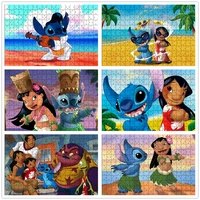 lilo stitch jigsaw puzzles toys disney cartoon 3005001000 pieces puzzle for adults children educational toy collection gift