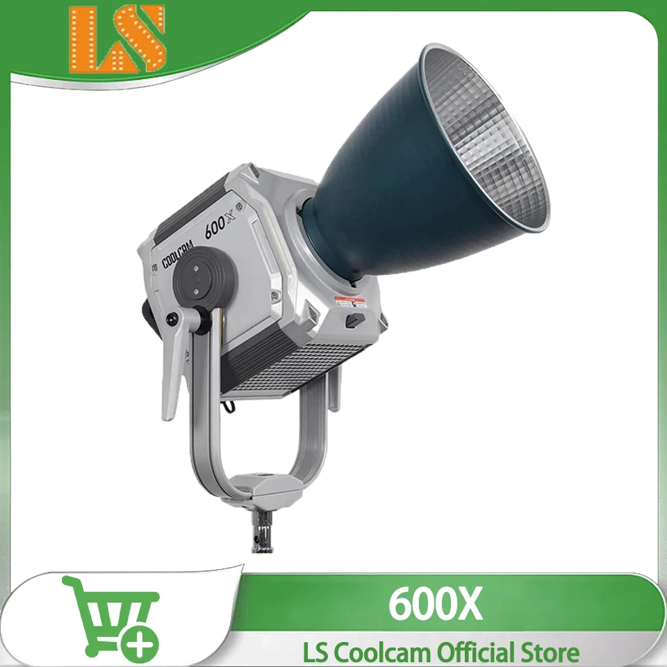 Одноцветный прожектор LS COOLCAM 600X 2700K-6500K мощный монолитный блок светодиодов для