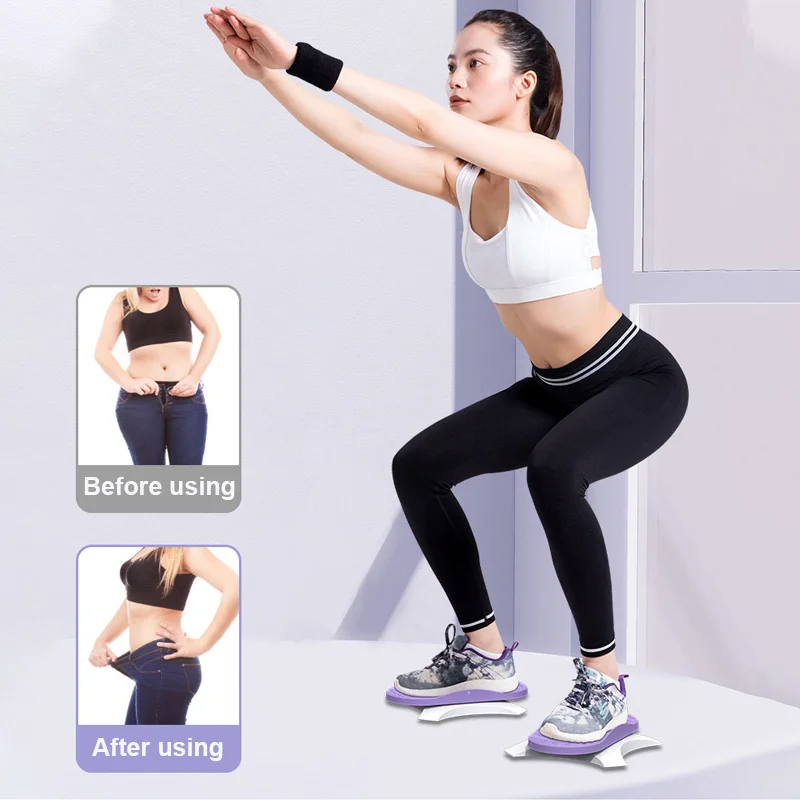 

Waist Twisting Machine Home Shaping Exercise Fitness Equipment Mute Weight Loss Slimming Rotary Disc Foot Massage Portable