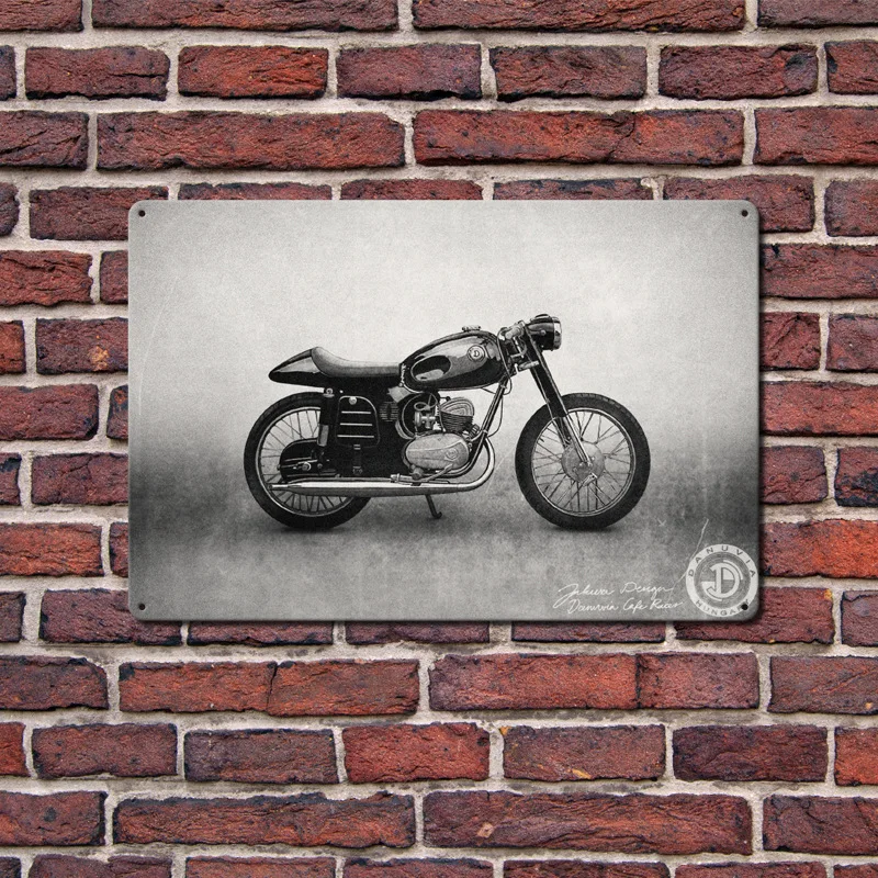 

Metal Posters Motorcycle Metal Signs Vintage Moto Rusty Metal Tin Sign for Cafe Living Room Bed Couch Club Bar Pub Trainspotting