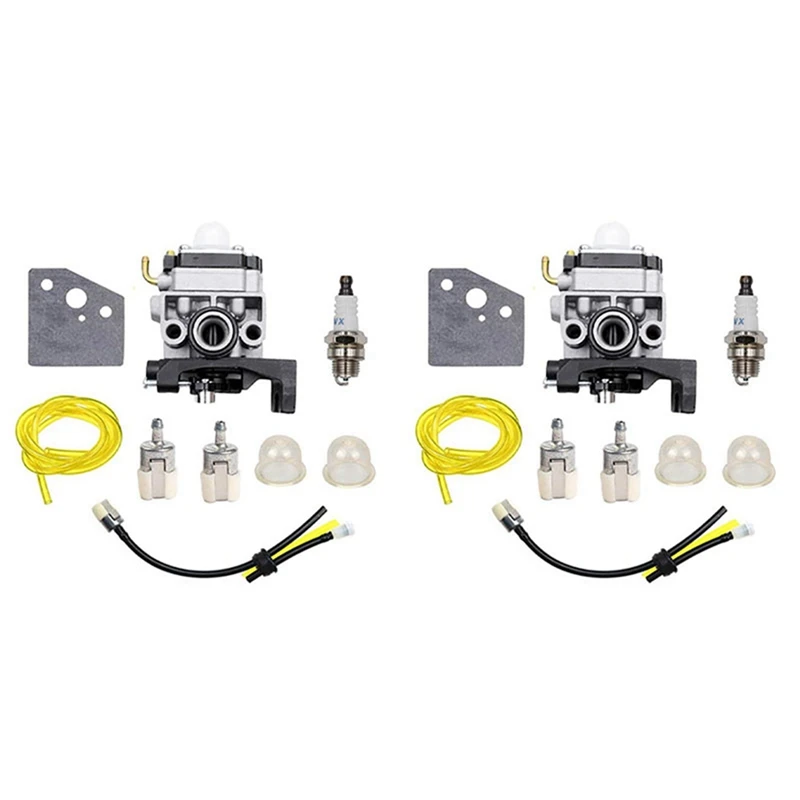 

2X прокладка карбюратора, Свеча зажигания, топливная труба в сборе для Honda GX25 GX35 GX 25 35 HHT35 HHT35S FG110 двигатель газонокосилки
