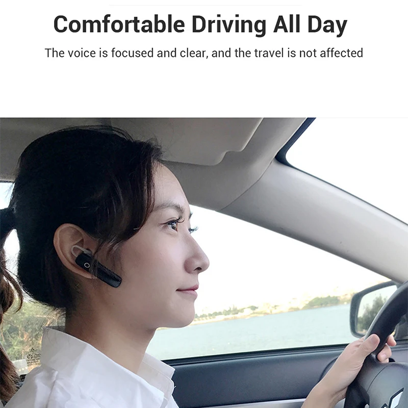 Фото TWS-наушники с одним ухом, Bluetooth-наушники, беспроводная велосипедная спортивная Гарнитура, музыкальная гарнитура для Xiaomi oppo, Универсальные на... №5