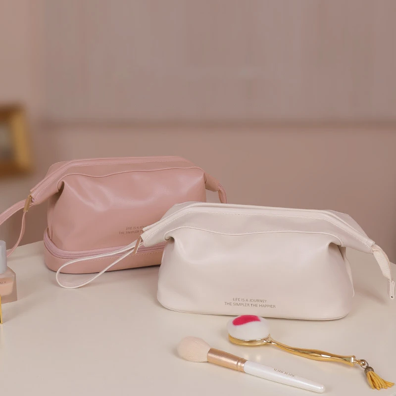 

Transparent Cosmetic Storage Bag for Women Waterproof PU Zipper Beauty Case Makeup Suitcase Toiletry Bags