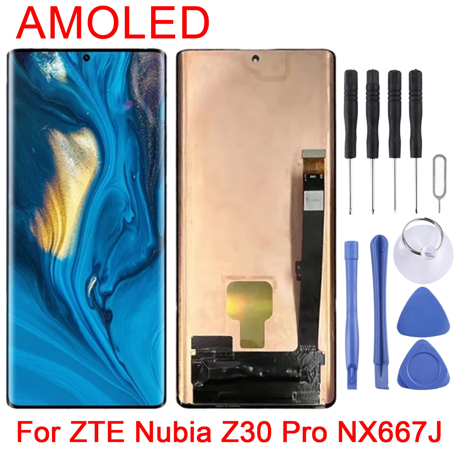 

ЖК-экран AMOLED для ZTE Nubia Z30 Pro NX667J с дигитайзером в сборе