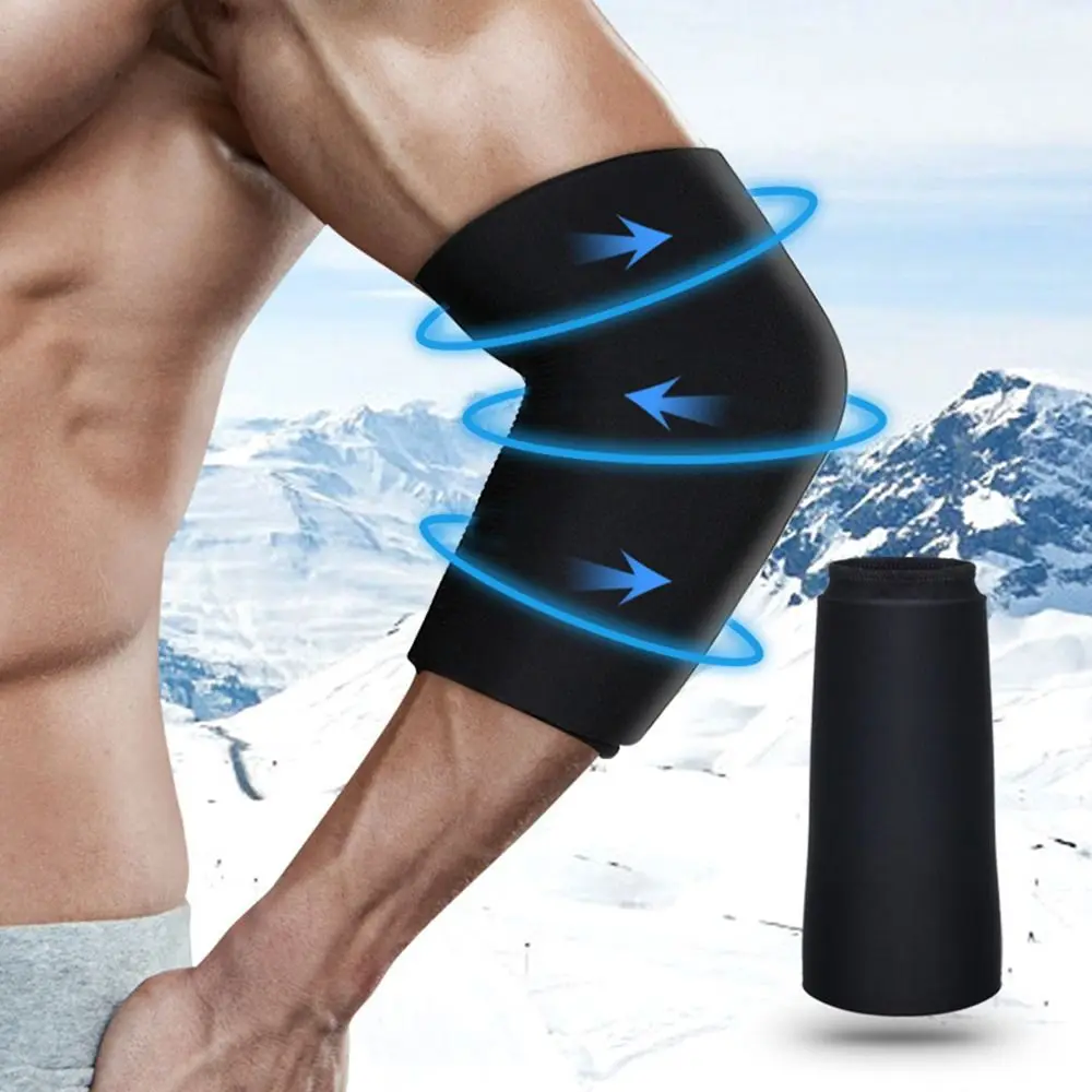 

Cloth And Gel Gel Ice Sports Elbow Pads Hot and Cold Compression Ice Pack Sleeve Comfortable Knee Wrap Gel Sleeve