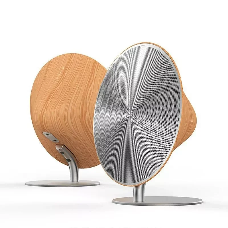 

2022.NEW Wireless bluetooth speaker retro wooden desktop speaker support NFC touch surface subwoofer home audio stereo speaker