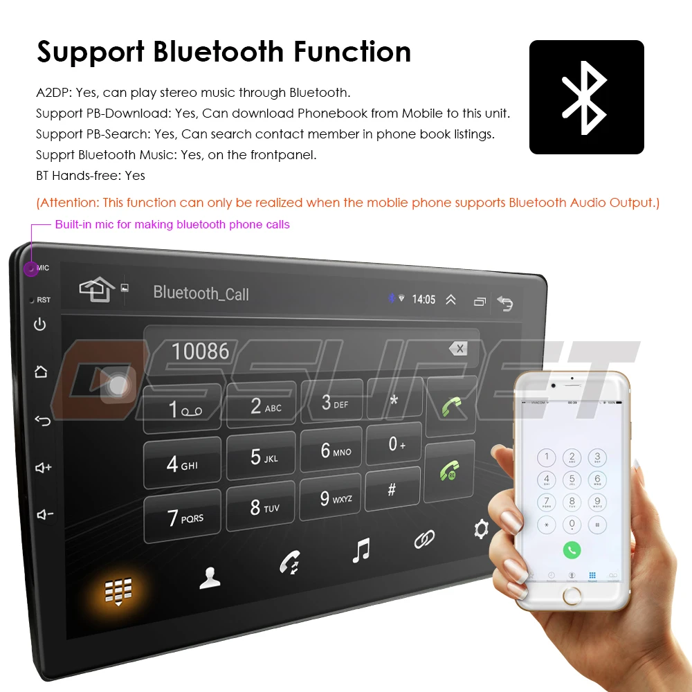 Автомагнитола 2 Din мультимедийный плеер на Android 10 универсальная стереосистема