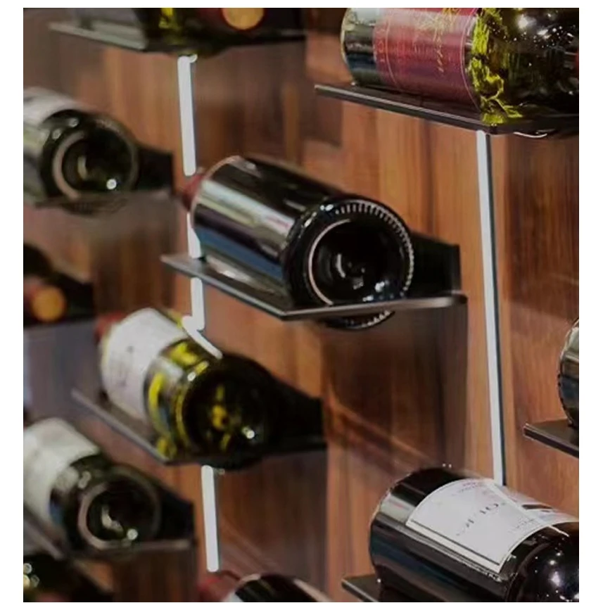 Металлическая Винная стойка GIEMZA 1 шт. невидимые настенные полки для ликера и