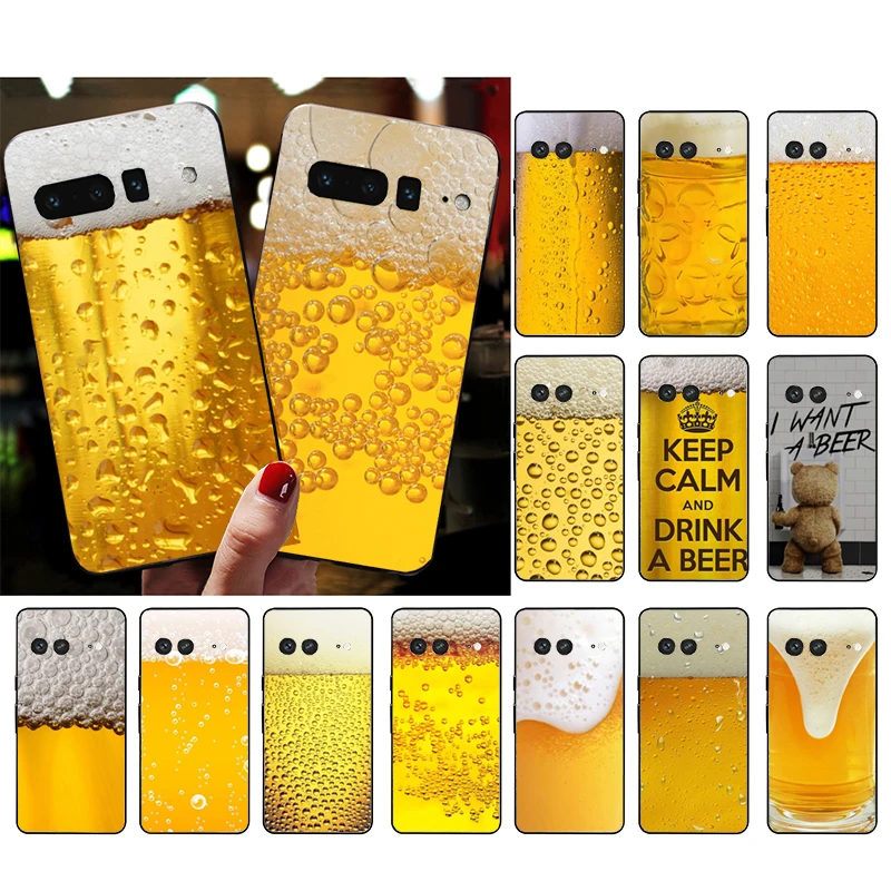 

Phone Case for Google Pixel 7 Pro 7 6A 6 Pro 5A 4A 3A Pixel 4 XL Pixel 5 6 4 3 XL 3A XL 2 XL Cold Beer Case