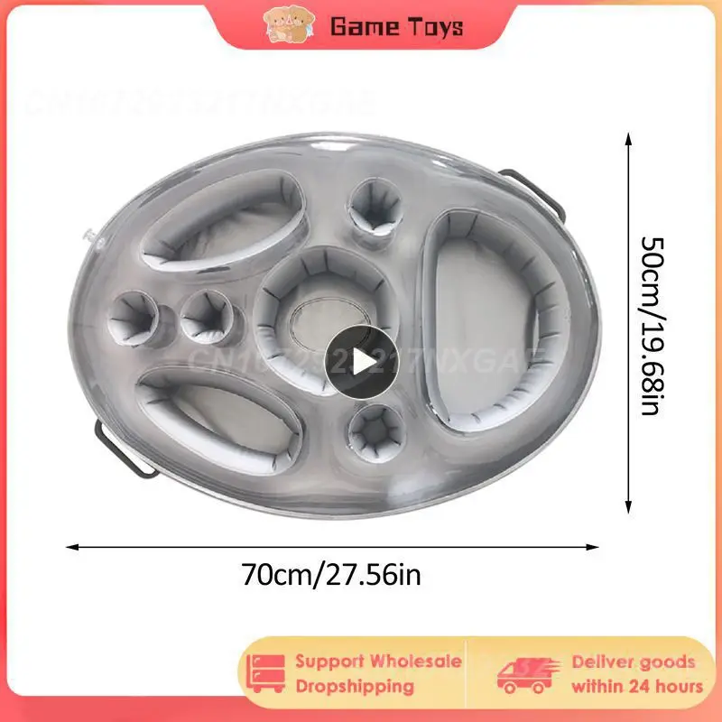 

Inflatable Drink Holder Summer Pool Float Beer Drinking Cooler Table Bar Tray Beach Water Amusement Swimming Ring Accessories
