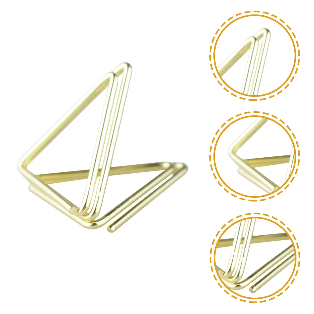 

100pcs Metal Clips Ornaments DIY Photo Clips Cards Holders Table Number Holders