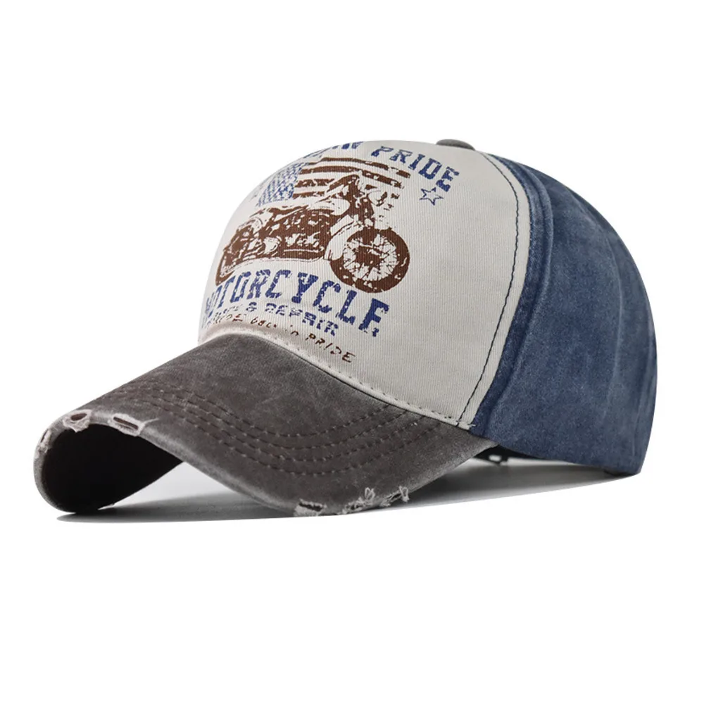 

Vintage Washed Distressed Cotton Dad Hat Baseball Cap Adjustable Trucker Unisex Style Headwear Adjustable