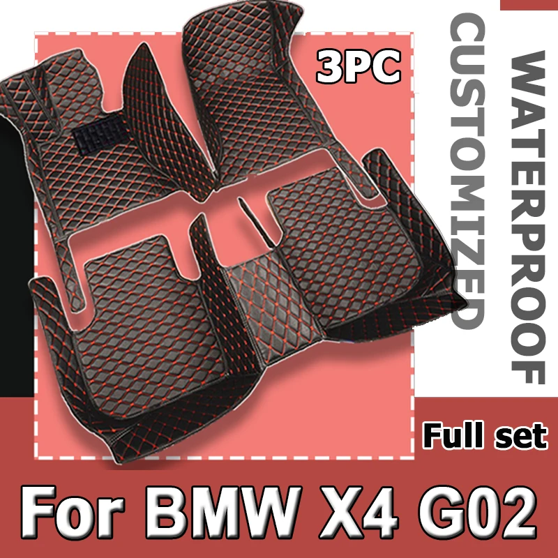 

Автомобильные коврики для BMW X4 G02 MK2 2019 ~ 2022, ковер, Чехлы, кожаный роскошный коврик, коврик с защитой от грязи, ковер, Аксессуары для автомобиле...