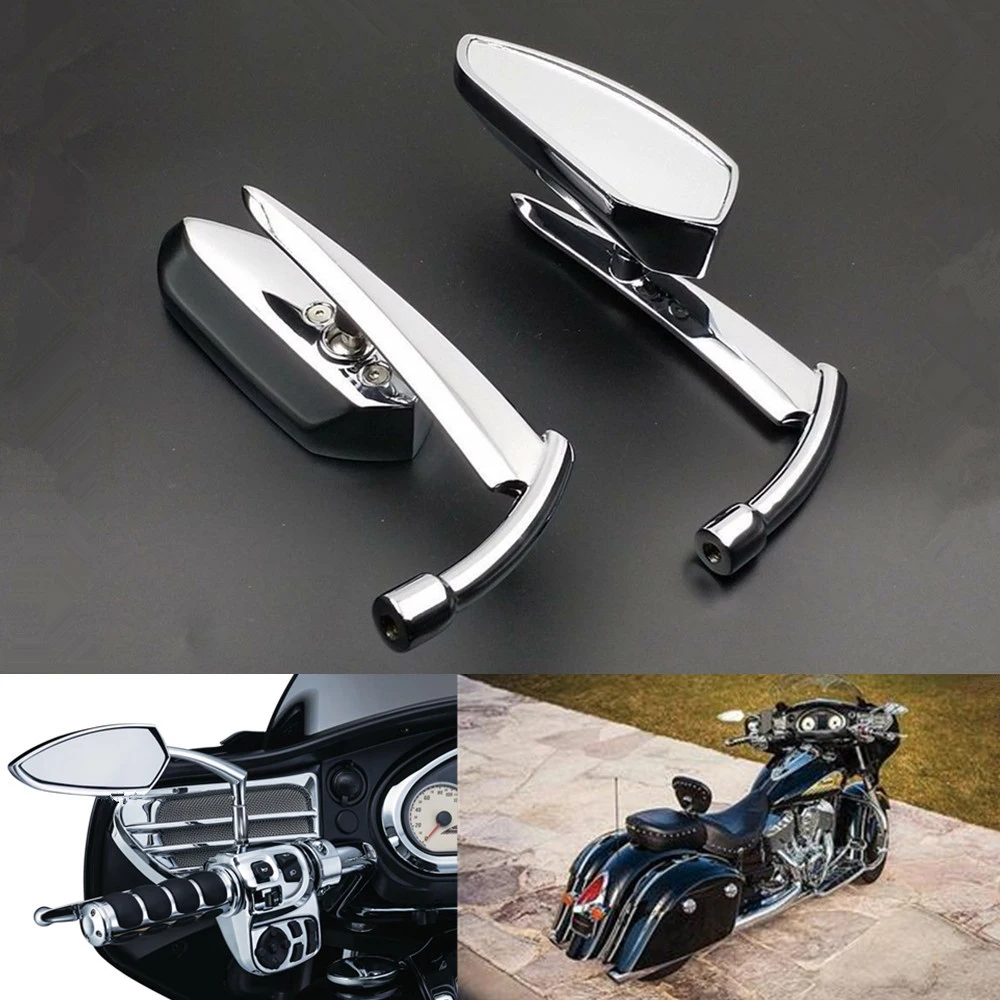 

ZORBYZ мотоциклетное хромированное боковое зеркало заднего вида серп для Harley Kawasaki Yamaha Honda Chopper CRUISER Touring на заказ