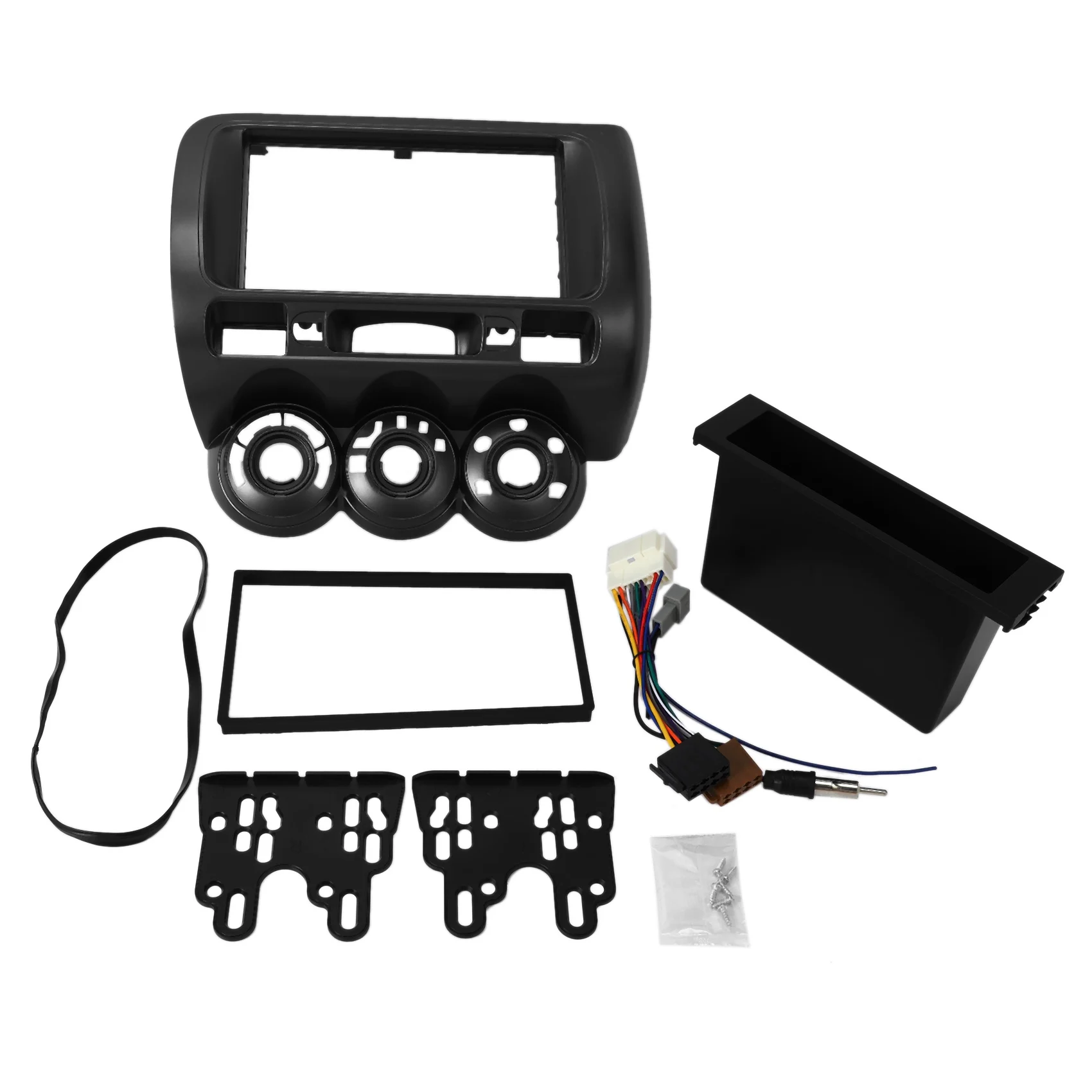 Радиоприемник Для Honda Jazz City One Din Dvd стерео Cd монтажная панель установочный