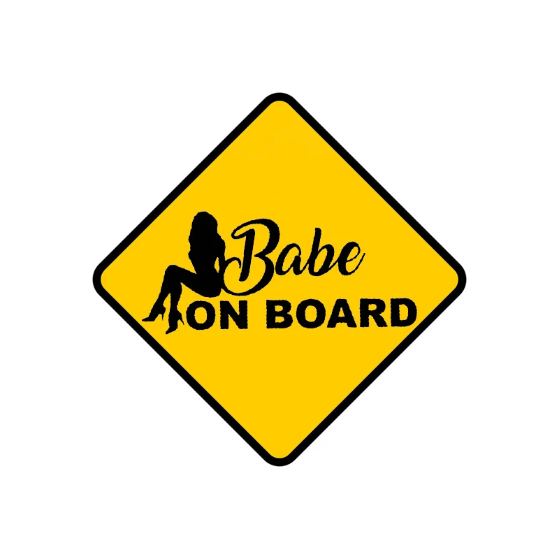 

Babe ON BOARD Car Sticker Warning Lovely Decal PVC 14.6CM*14.6CM