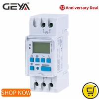 geya astronomical timer switch lcd display 16a 20a 30a timing control latitude switch 110v 220v astronomic switch