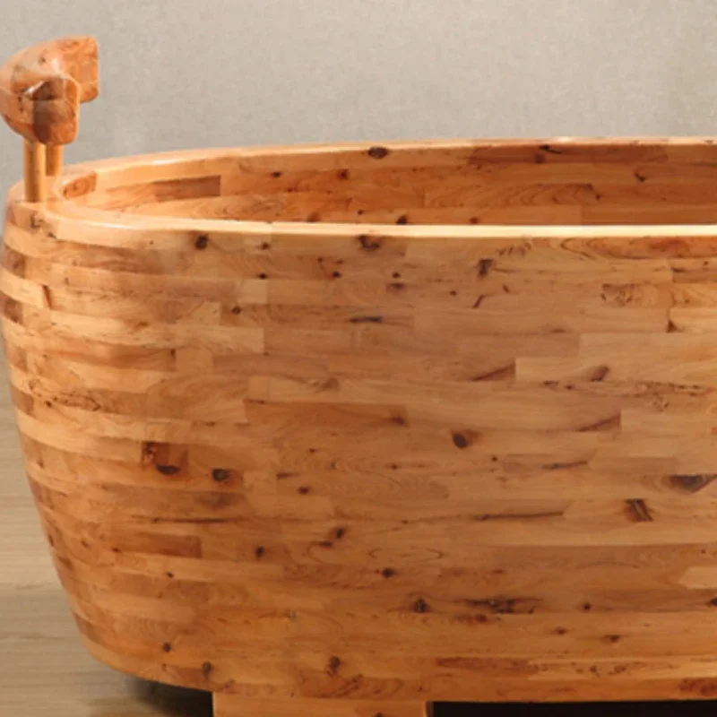 Деревянная гидромассажная ванна Товары для ванны взрослых Ледяная детская Спа