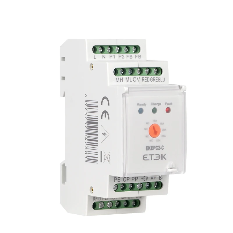 

ETEC EKEPC2, тип кабеля европейского стандарта, однофазный, трехфазный 10 16 20 25 32A Modbus-RTU RS485 EVSE с RCMU