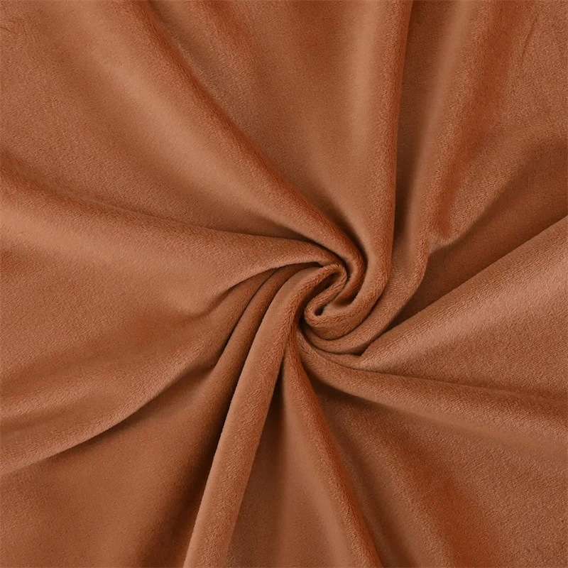 Sloping Armchair Cover Airldianer Chair Velvet Stretch Dining Slipcovers Solid Color Spandex Plush Covers Protector |