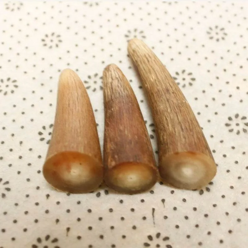 Однотонное белое искусственное сырье Ручка ножа резьба корова Рог наконечник