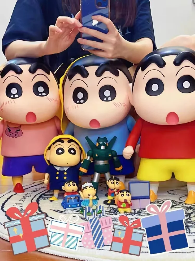 

Large 40cm Crayon Shin-chan Figure Peripheral Series Model Car Ornament Doll Collection Decoration Anime Limited Birthday Gifts
