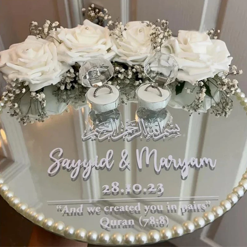 Свадебные виниловые наклейки персонализированные пластины Nikka имена и даты на