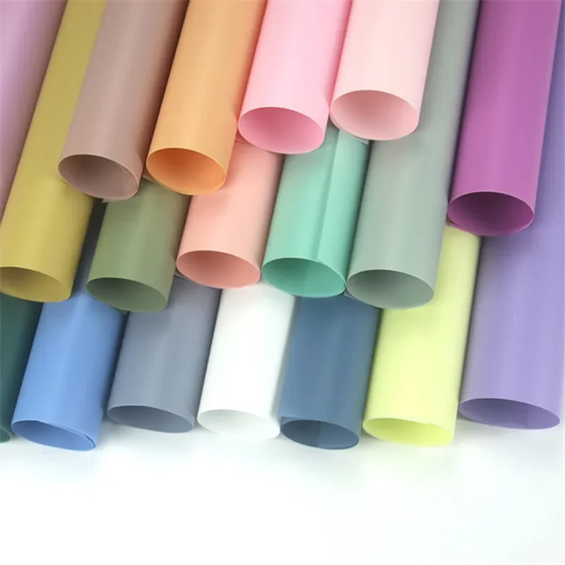 20 шт водонепроницаемый пластиковый цветок подарочная оберточная бумага с 10 м