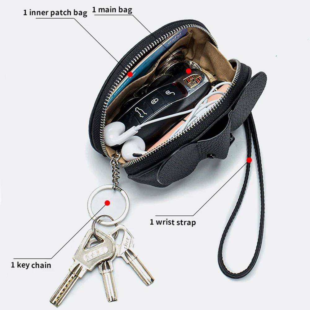 

Брендовый новый кошелек для монет на молнии, сумка для ключей, кожаный японский кошелек для женщин, милые сумки для хранения карт и помады, мини-кошелек