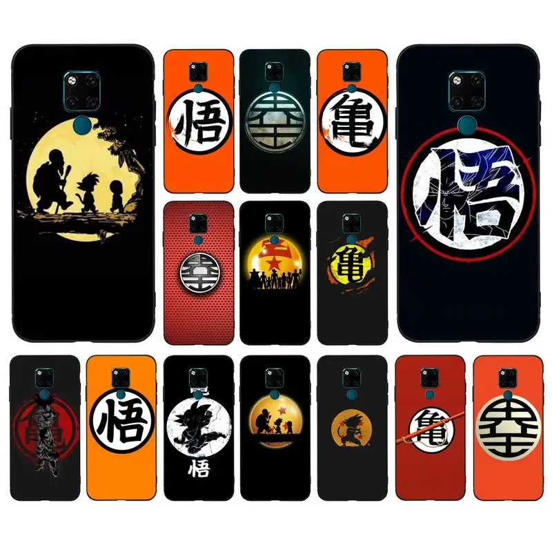 

BANDAI DBZ Dragon ball logo Phone Case for Huawei Mate 20 10 9 40 30 lite pro X Nova 2 3i 7se