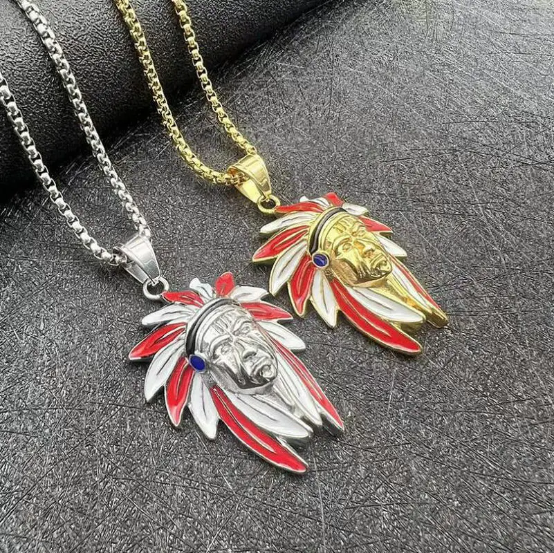 Европейский и американский кулон в стиле панк хип-хоп из нержавеющей стали 316L с