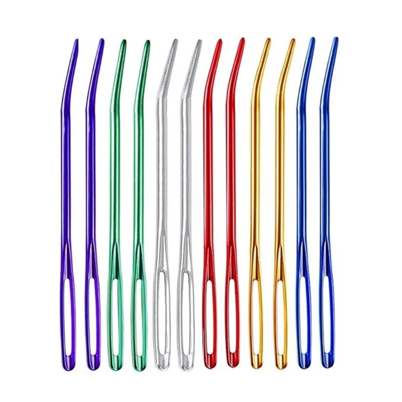 

4Pcs/set Aluminum Big Eyes Hand Sewing Needle Sewing Needle, Yarn Needle Darning Needle for Sewing Crafts & DIY Drop Shipping