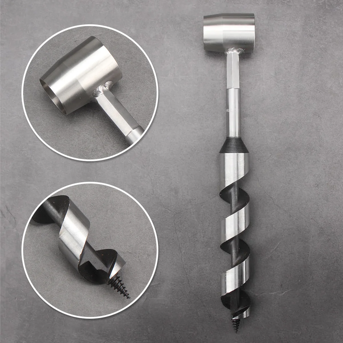 

Hand Auger Drill Bit - Hand Drill Survival Auger Bushcraft Hand Drill Scotch Eye Hole Auger Drill Bit For Outdoor Camping