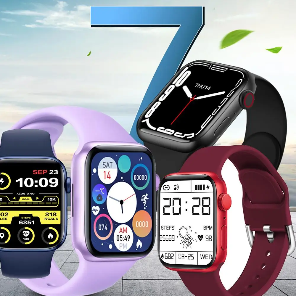 

New Smart Watch for Men Women 420*485 HD 1.92"Full Touch Screen Bluetooth Call Sports Watch Serie 7 with NFC Wireless Charging
