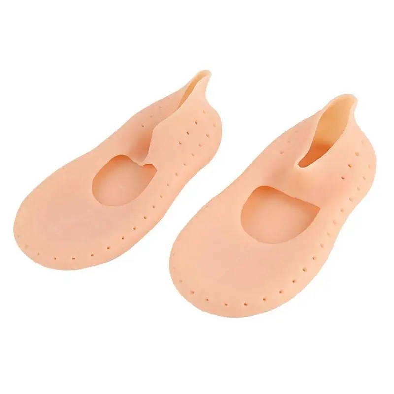 

Увлажняющие Носки Силиконовые эластичные увлажняющие носки для пятки удобные носки для сухих ног и треснувшей пятки мягкие моющиеся носки