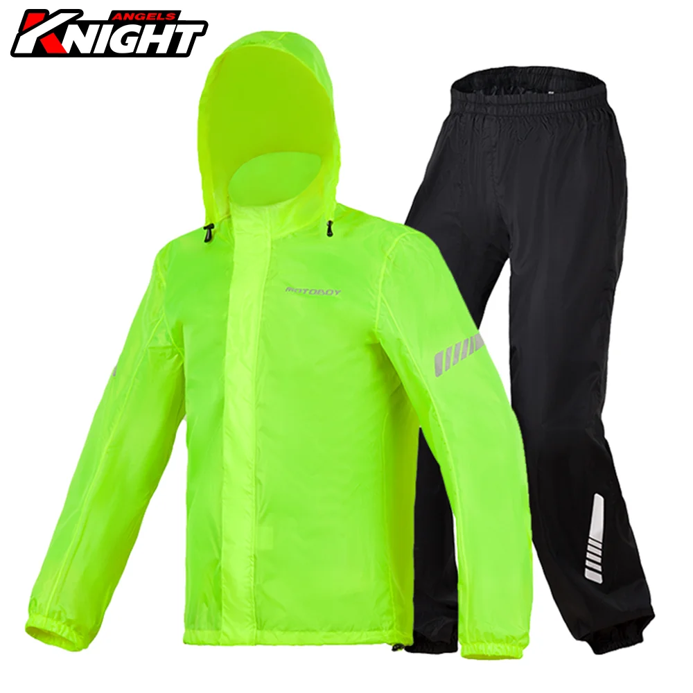 Motorcycle Raincoat Suit Split Rider Moto Set Stormproof Breathable Waterproof Outdoor Equipment |