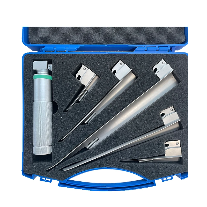 

Medical Hospital Veterinary Equipment Portable Rigid Anesthesia Laryngoscope Fiber Optic Laryngoscope