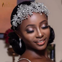 a387 wedding headpiece prom hair accessories bridal crowns princess diadems hairband women jewelry silver bride hair band