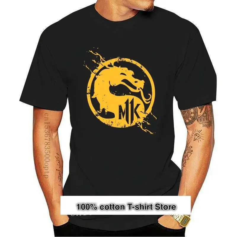 

Camiseta de Mortal Kombat, camiseta de escorpión, camiseta Legendary Fighting negra, ropa estampada de M-3Xl Camiseta