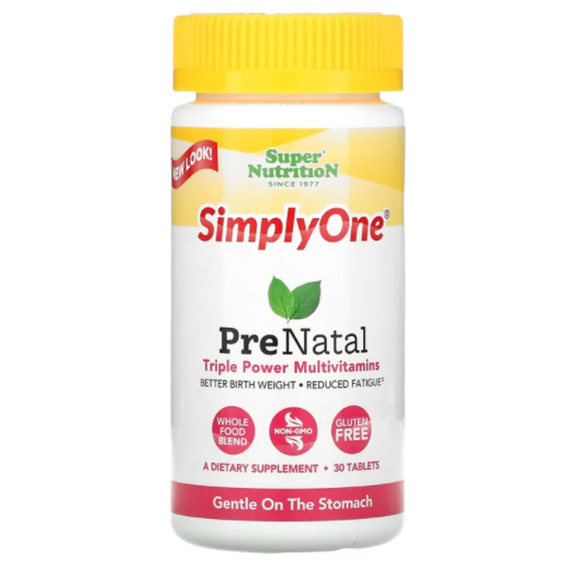 Pre Natal Dietary Supplements Triple Power BETTER BIRTH WEIGHT REDUCED FATIGUE 30 Tabs / bottle
Pre Natal Dietary Supplements Triple Power BETTER BIRTH WEIGHT REDUCED FATIGUE 30 Tabs / bottle