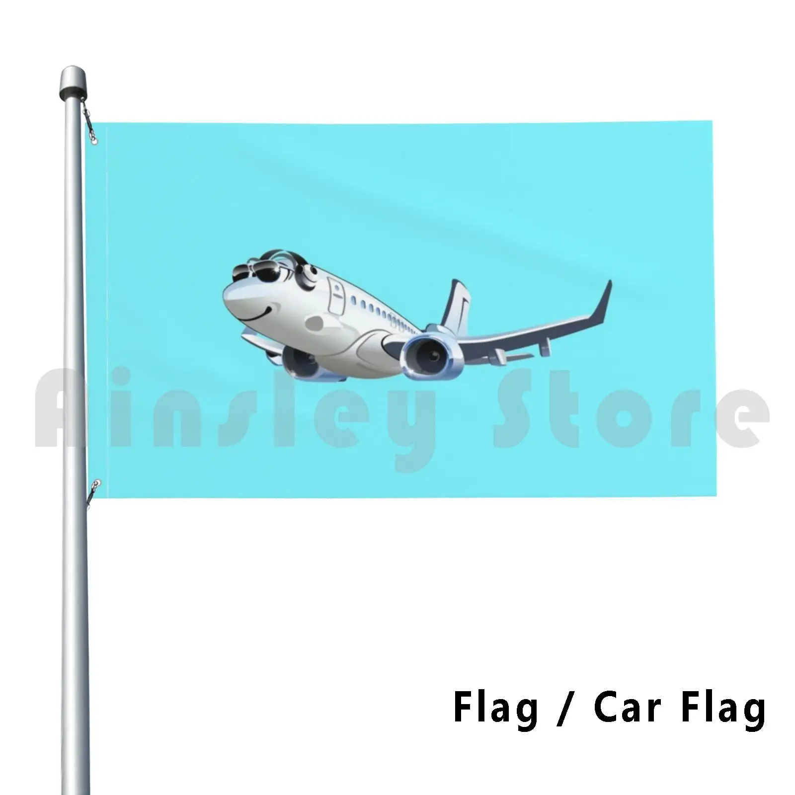 

Cartoon Boeing 737 Outdoor Decor Flag Car Flag Aviation Colorful Airplane Isolated Cartoon Journey Clipart Vehicle Graphic
