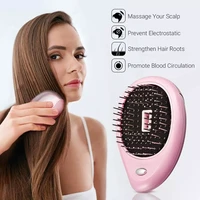 ionic comb portable hair brush anti static massage negative ion comb mini hair straightener comb magic hairbrush styling comb