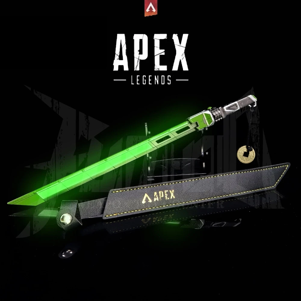 

Apex Legends Swords Crypto Heirloom Glow Heirlooms Biwon Blade Katana Knife Keychain Weapon Alloy Model Toys for Children Gift